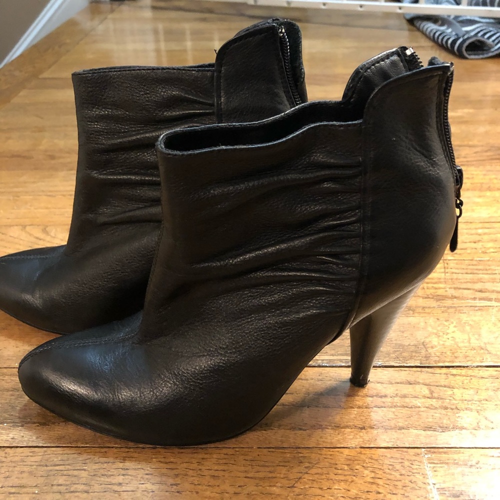 Chinese laundry black booties size 7